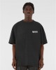 Овърсайз тениска MJG Heavy Oversized Acid Washed Tee -  FROSTED WINGS black XXL