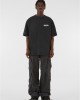 Овърсайз тениска MJG Heavy Oversized Acid Washed Tee -  FROSTED WINGS black XXL