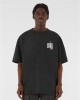 Овърсайз тениска MMJG Heavy Oversized Acid Washed Tee - TRANSFORMATION black XXL
