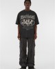 Овърсайз тениска MJG Heavy Oversized Acid Wasehd Tee - Running Wild black XXL