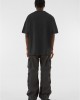 Овърсайз тениска MJG Heavy Oversized Acid Wasehd Tee - Running Wild black XXL