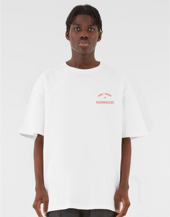 Овърсайз тениска MJG Heavy Oversized Tee - Bandit?s Creed white XXL