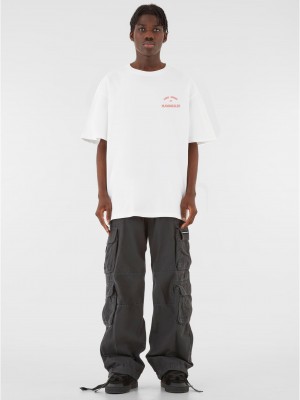 Овърсайз тениска MJG Heavy Oversized Tee - Bandit?s Creed white XXL