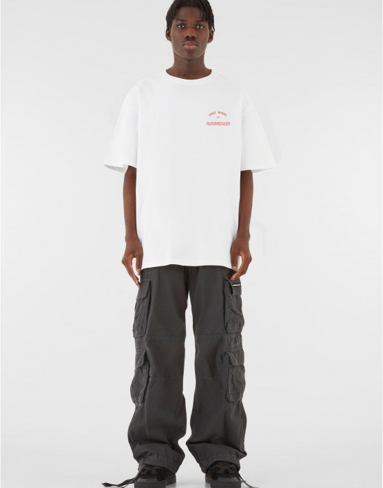 Овърсайз тениска MJG Heavy Oversized Tee - Bandit?s Creed white XXL