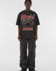 Овърсайз тениска MJG Heavy Oversized Acid Wasehd Tee - Ranch Rebel black XXL