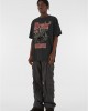 Овърсайз тениска MJG Heavy Oversized Acid Wasehd Tee - Ranch Rebel black XXL
