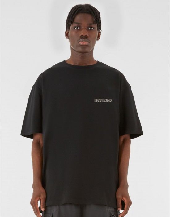 Овърсайз тениска MJG Heavy Oversized Tee - Western Bones black XXL