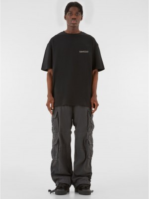 Овърсайз тениска MJG Heavy Oversized Tee - Western Bones black XXL