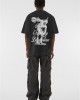 Овърсайз тениска MJG Heavy Oversized Acid Washed Tee - Discipline Dynasty black XXL