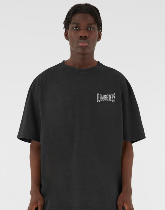 Овърсайз тениска MJG Heavy Oversized Acid Washed Tee - Alpha Strike black XXL