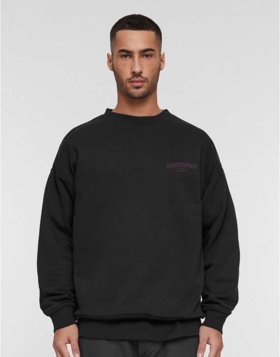 Овърсайз тениска MJG Heavy Oversized Crewneck - Dominance black XXL