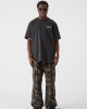 Овърсайз тениска MJG Heavy Oversized Acid Washed Tee - Savage Leopard black XXL
