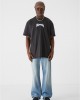 Овърсайз тениска MJG Heavy Oversized Acid Washed Tee - Faded Faith black XXL
