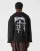 Овърсайз тениска MJG Heavy Oversized Crewneck - Faded Faith black XXL