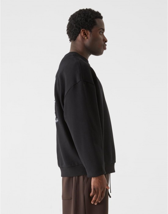 Овърсайз тениска MJG Heavy Oversized Crewneck - Faded Faith black XXL