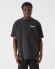 Овърсайз тениска MJG Heavy Oversized Acid Washed Tee - Burning Wings black XXL