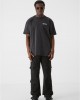 Овърсайз тениска MJG Heavy Oversized Acid Washed Tee - Burning Wings black XXL