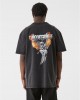Овърсайз тениска MJG Heavy Oversized Acid Washed Tee - Burning Wings black XXL