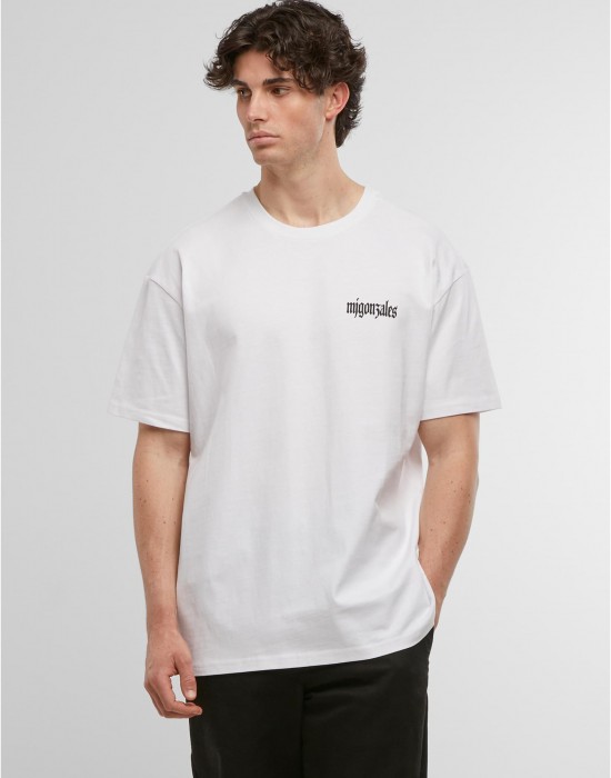 Овърсайз тениска MJG Heavy Oversized Tee - Rebels never die white XXL