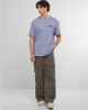 Овърсайз тениска MJG Heavy Oversized Tee - Rebels never die violablue XXL