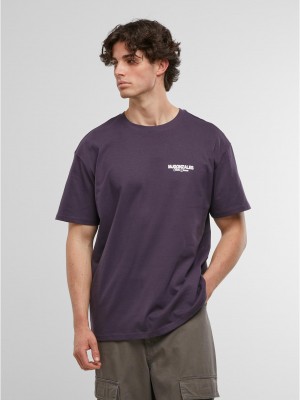 Овърсайз тениска MJG Heavy Oversized Tee - Malibu Dreamers purplenight XXL