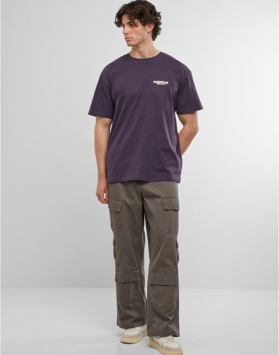 Овърсайз тениска MJG Heavy Oversized Tee - Malibu Dreamers purplenight XXL