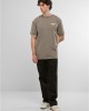 Овърсайз тениска MJG Heavy Oversized Acid Washed Tee - Malibu Dreamers asphalt XXL