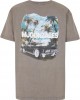 Овърсайз тениска MJG Heavy Oversized Acid Washed Tee - Malibu Dreamers asphalt XXL