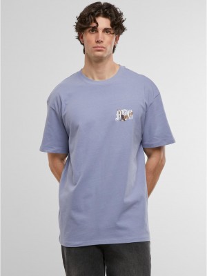 Овърсайз тениска MJG Heavy Oversized Tee - Lone Hunter violablue XXL