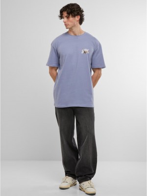 Овърсайз тениска MJG Heavy Oversized Tee - Lone Hunter violablue XXL