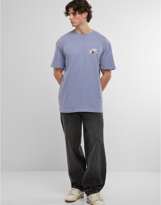 Овърсайз тениска MJG Heavy Oversized Tee - Lone Hunter violablue XXL