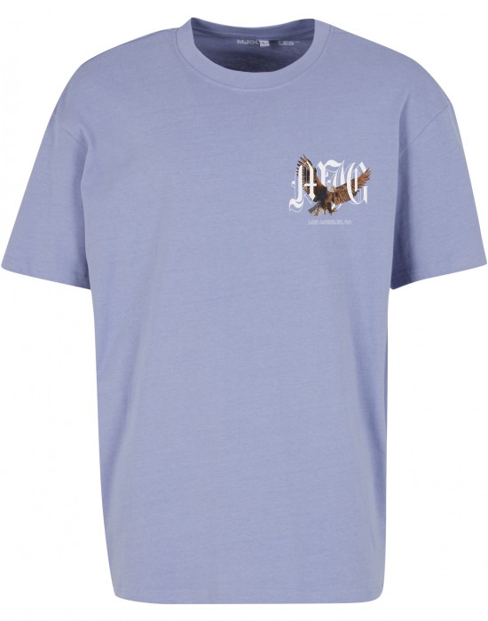 Овърсайз тениска MJG Heavy Oversized Tee - Lone Hunter violablue XXL