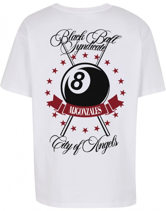 Овърсайз тениска MJG Heavy Oversized Tee - Black Ball Syndicate white XXL