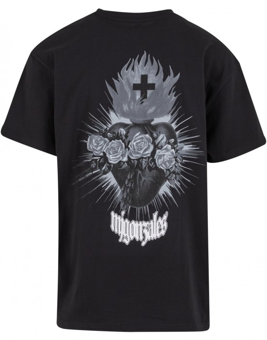 Овърсайз тениска MJG Heavy Oversized Tee - Pray for you black XXL