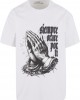 Овърсайз тениска MJG Heavy Oversized Tee - Pray for you white XXL