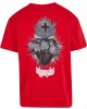 Овърсайз тениска MJG Heavy Oversized Tee - Pray for you cityred XXL