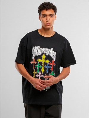 Овърсайз тениска MJG Heavy Oversized Tee - Grace of God black XXL