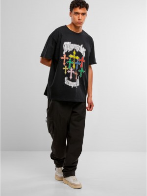 Овърсайз тениска MJG Heavy Oversized Tee - Grace of God black XXL