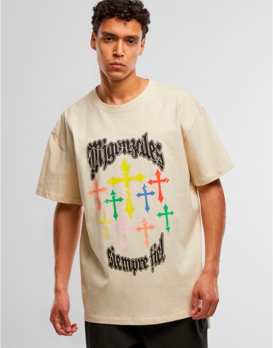 Овърсайз тениска MJG Heavy Oversized Tee - Grace of God sand XXL