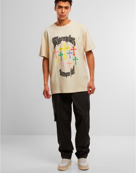 Овърсайз тениска MJG Heavy Oversized Tee - Grace of God sand XXL