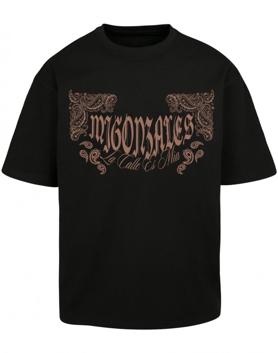 Овърсайз тениска MJG Heavy Oversized Tee - The Street is mine black XXL