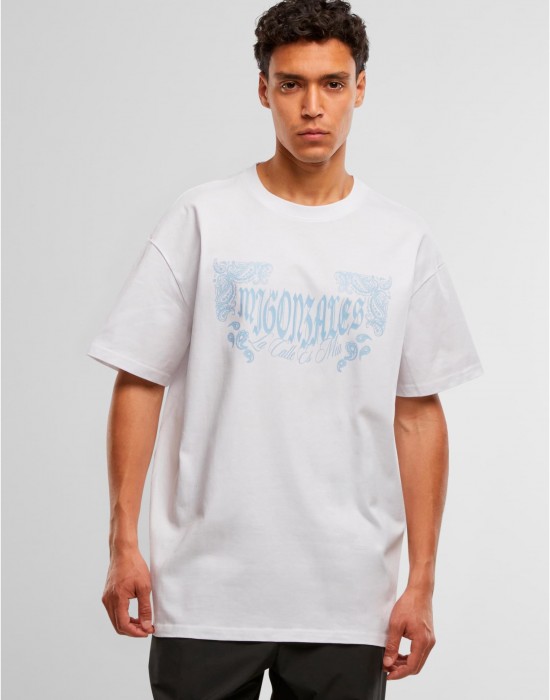 Овърсайз тениска MJG Heavy Oversized Tee - The Street is mine white XXL