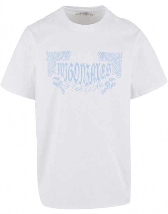 Овърсайз тениска MJG Heavy Oversized Tee - The Street is mine white XXL