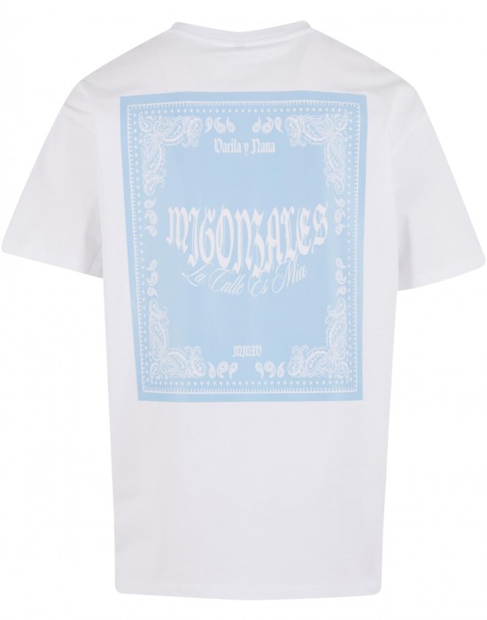 Овърсайз тениска MJG Heavy Oversized Tee - The Street is mine white XXL