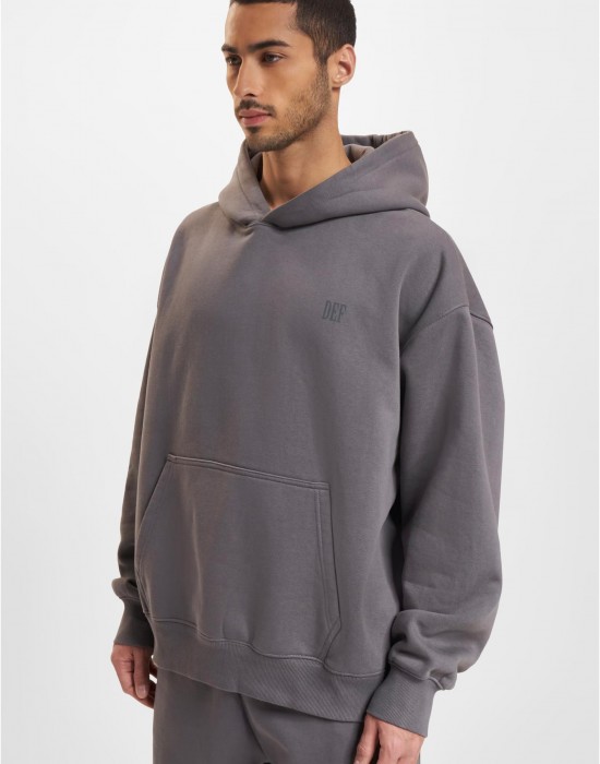 Суичър DEF Fly Hoodie anthracite washed XXL
