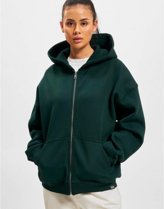 Суичър с цип DEF Zip Hoody dark green XL