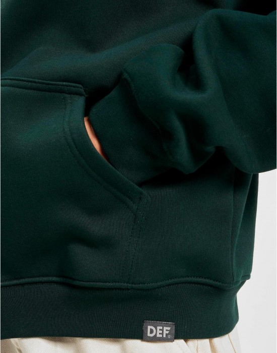 Суичър с цип DEF Zip Hoody dark green XL