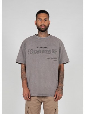 Овърсайз тениска Muhammad Ali - LEGENDS NEVER DIE Acid Washed Heavy Oversize Tee asphalt XL