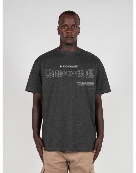 Овърсайз тениска LEGENDS NEVER DIE X Heavy Oversized Tee 2.0 charcoal XXL