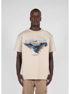 Овърсайз тениска EAGLE V.2 Heavy Oversized Tee 2.0 sand XXL